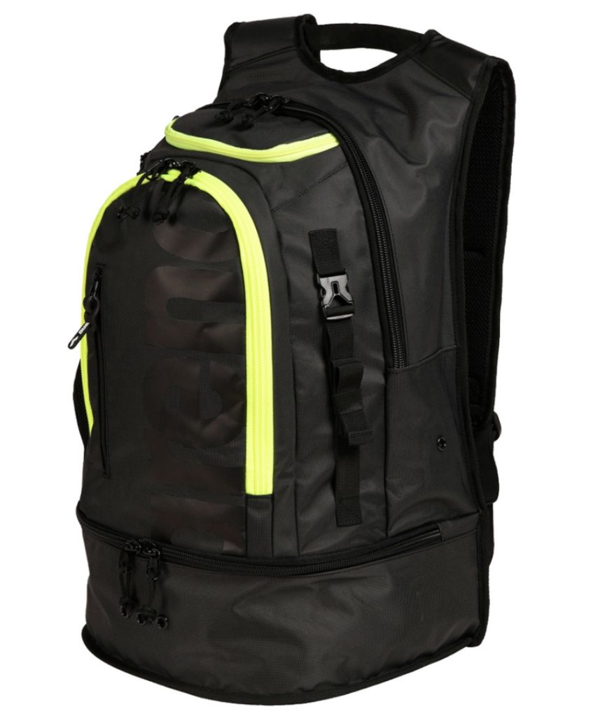 ARENA FASTPACK 3.0 BACKPACK - Smoke -Yellow - Wyvern Swimwear